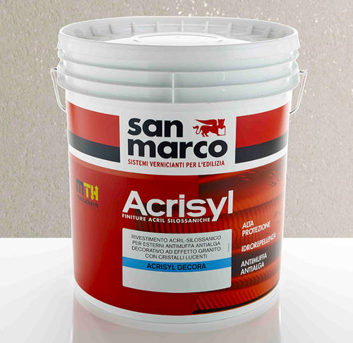 Argamassa decorativa - ACRISYL DECORA - San Marco - de proteção / impermeabilizante / para área externa