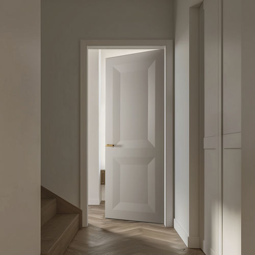Porta interna - EFFEBIQUATTRO - em madeira / de abrir / contemporânea