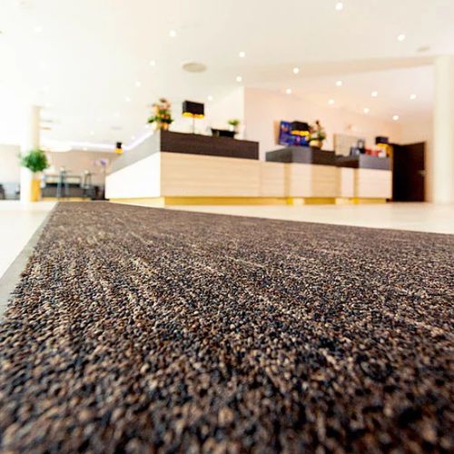 Tapete de entrada para edifício de uso público - LINEA - emco Bautechnik GmbH - para edifício / em poliamida / em veludo