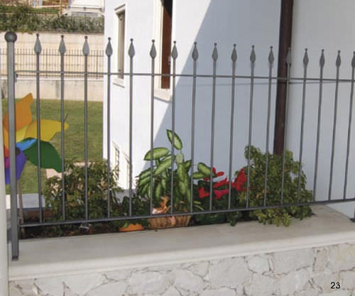 Cerca com barras - PISA - EURO-FER - para jardim / em aço / clássica