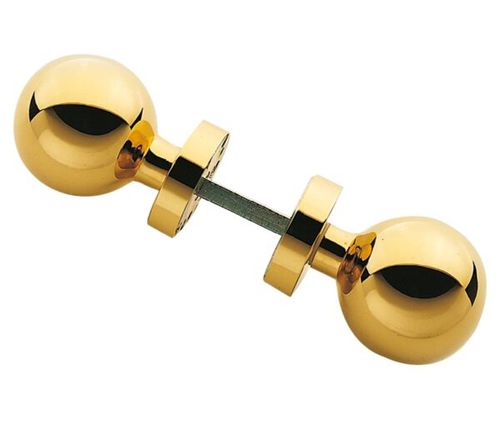 Puxador de porta tipo botão contemporâneo - 788 couple - FRASCIO - em latão / acetinado / polido