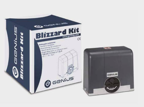 Automatismo para portão de correr - BLIZZARD ENC KIT 500/900 - GENIUS - com acionamento por corrente