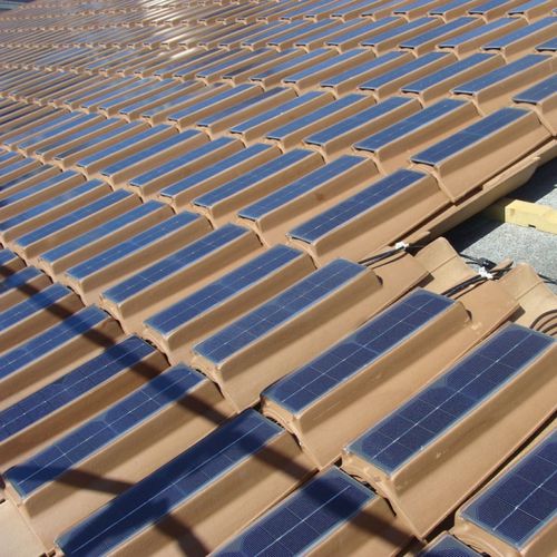 Telha fotovoltaica - MONTAGNA - INDUSTRIE COTTO POSSAGNO - cerâmica