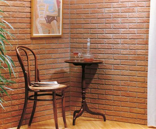 Placa de revestimento aparente de terracota - BRICO SLIM COTTO - RASTONE - para ambiente interno / para ambiente externo