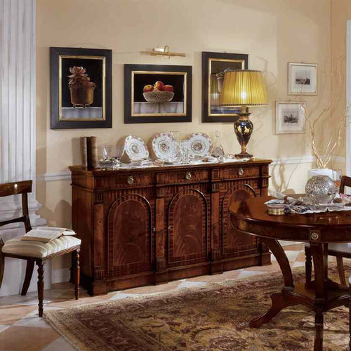 Buffet aparador de estilo - 702XCRED - SALCA ASIAGO - em mogno / com gavetas / com portas de abrir