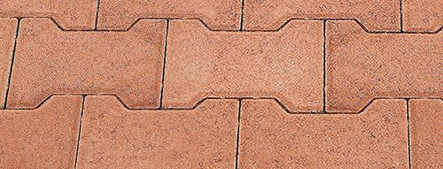 Bloco de pavimentação em terracota - DOPPIO T6-T8 - FAVARO1 - de alto desempenho e cargas pesadas