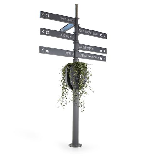 Placa de sinalização em aço galvanizado - DIRECTIO - FI.MA DI MASINI E FIGLI - de orientação / para ambiente externo