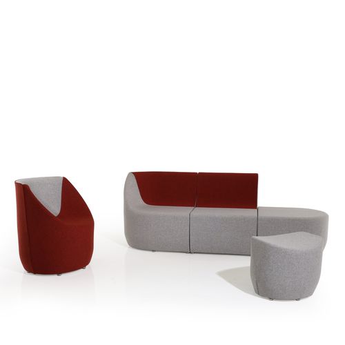 Sofá modular - HAORI - FI.MA DI MASINI E FIGLI - contemporâneo / em tecido / em couro