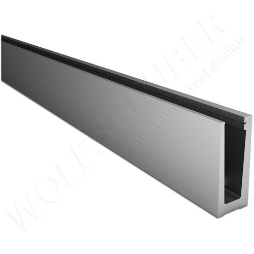 Perfil em alumínio - G6011511 - WOLFSGRUBER - em U / em L / de parede