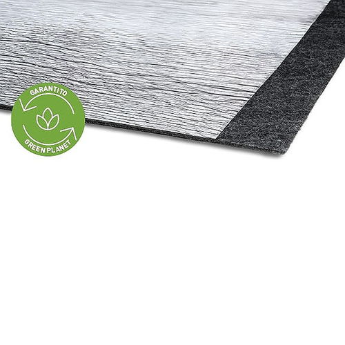 Camada de absorção acústica em rolo - UnderPlus Black.E Radiante BV - TECNASFALTI (ISOLMANT) - em polietileno expandido / com barreira de vapor / de alta resistência