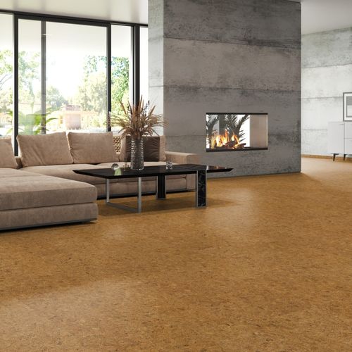 Piso estruturado - ASTRA NATUR - tilo GmbH - em cortiça / oleado / envernizado