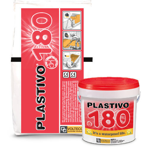 Sistema de impermeabilização de piso - PLASTIVO 180 - VOLTECO - em polímero