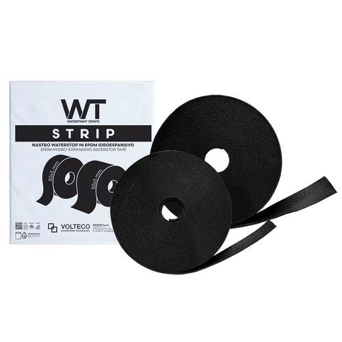 Perfil waterstop em linóleo - WT STRIP - VOLTECO - em EPDM / em copolímero / para concreto