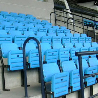 Assento de arquibancada rebatível - MONDOSEAT 5 - MONDO - para instalações esportivas