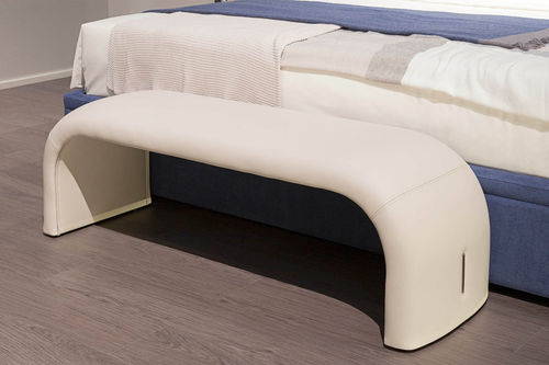 Banco de pé de cama contemporâneo - Eclipse  - TURRI - em tecido / em couro / da linha residencial
