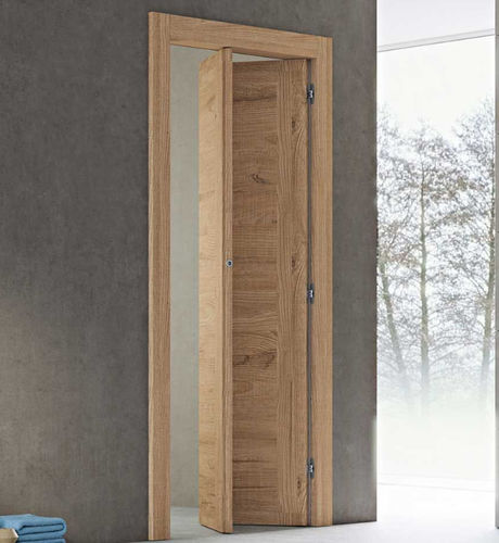Porta interna - Geo Cosenza Quercia Laga - PAIL SERRAMENTI - em laminado / camarão / contemporânea