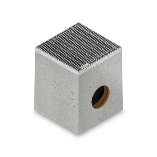 Caixa de inspeção de esgoto em concreto - FASERFIX POINT KS - HAURATON