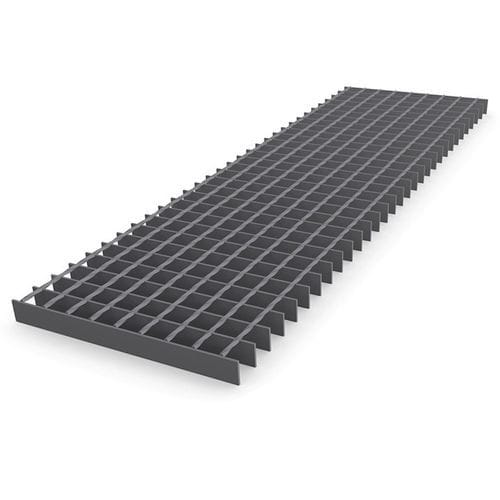 Grade de piso em aço inoxidável - MEISER - em aço macio / para passarela / para passarela industrial