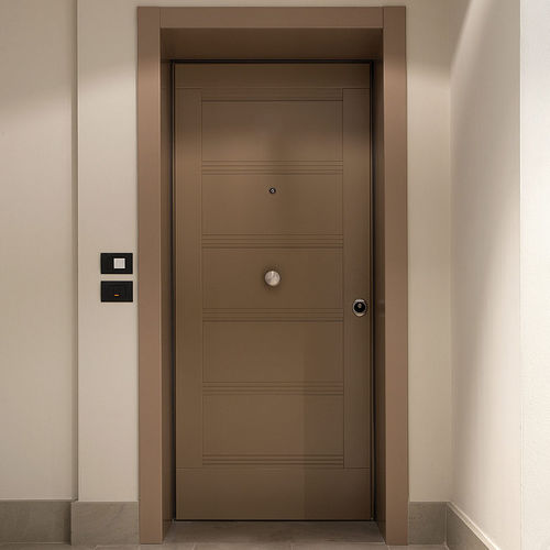 Porta de entrada - MODULOR DUE  - CIPRIANI SERRAMENTI - em MDF / em aço / em aço galvanizado