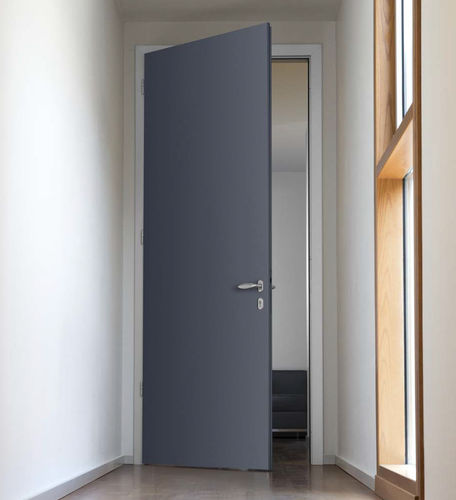 Porta interna - PLANA AL - CIPRIANI SERRAMENTI - em alumínio / de abrir / sem vidros