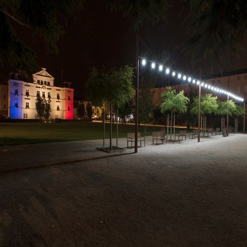 Cordão luminoso em vidro - FESTALED - GROUPE RAGNI - em alumínio / de LED / para espaços públicos