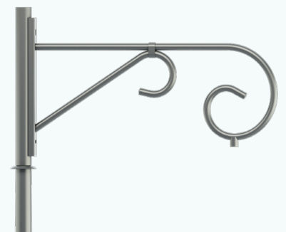 Suporte de candeeiro urbano em aço - ARCOISE - GROUPE RAGNI