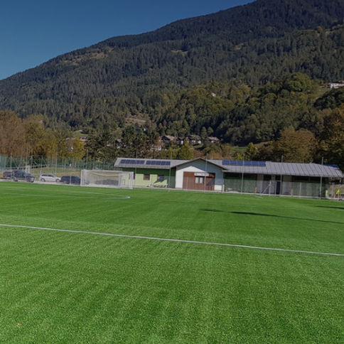 Grama sintética - TRISHAPE - LIMONTA SPORT - em rolo / para campo ou quadra esportiva