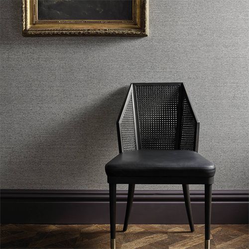 Papel de parede contemporâneo - ORMONDE  - Zoffany - de cor lisa / efeito de tecido / cinza