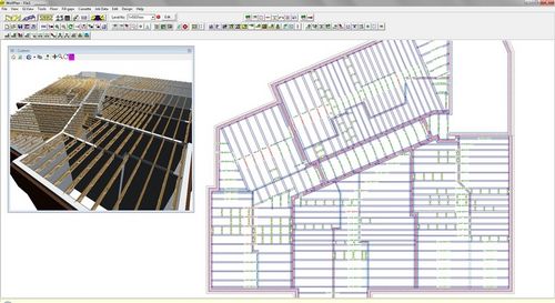 Software de desenho - JOIST LAYOUT - WOLFSYSTEM - CAD / de arquitetura / para escada