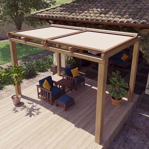 Persiana rolô - MILLENIUM - MV LINE - para pérgola / em tecido / para ambiente externo