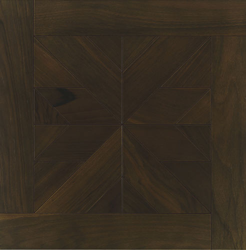 Piso estruturado - Del Conte - BERTI PAVIMENTI LEGNO - em nogueira americana / flutuante / da linha residencial