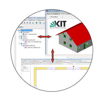 Software BIM (Modelo de Informação da Construção) - IFC - DIETRICH'S AG - para estrutura de concreto / para automação predial / para estrutura de madeira