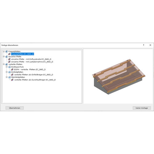Software de cálculo - SPLICED PURLINS - DIETRICH'S AG - para estrutura de madeira / 2D
