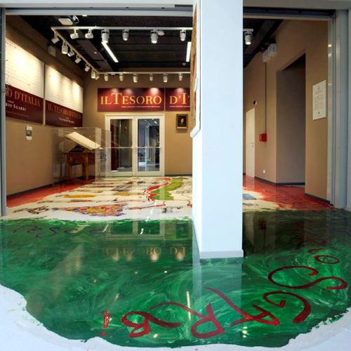 Argamassa decorativa - STREET SPOT® - GOBBETTO - para ambiente interno / de chão sem pé / resina sintética