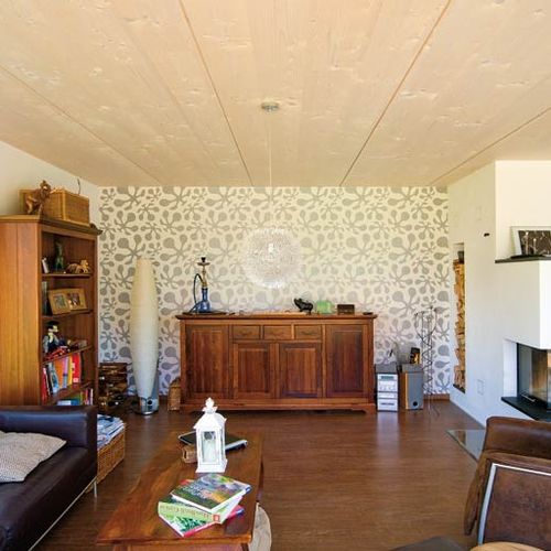 Laje em madeira laminada colada - HOLZWERK GEBR.SCHNEIDER - para teto