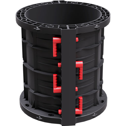 Fôrma modular - GEOTUB - GEOPLAST - em material plástico / em madeira / metálica