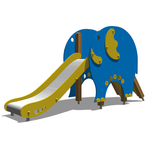 Escorregador reto - 016023 - LEGNOLANDIA - para parque infantil
