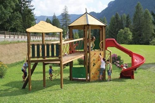 Estrutura lúdica para coletividade - 015735 - LEGNOLANDIA - em madeira / modular
