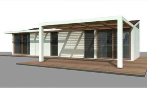 Casa pré-fabricada - LQ41 - LEGNOLANDIA - ecológica / contemporânea / térrea