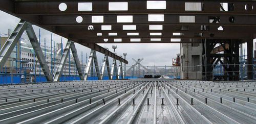 Chapa nervurada - LYSAGHT BONDEK® - BlueScope Steel - em aço / para cofragem perdida / para piso