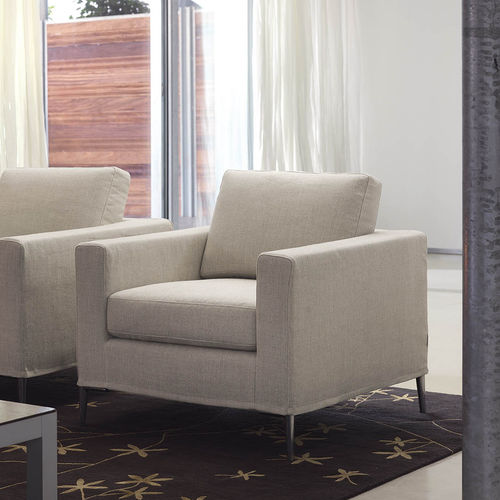 Poltrona contemporânea - Grace - Milano Bedding - em tecido / em compensado / em abeto