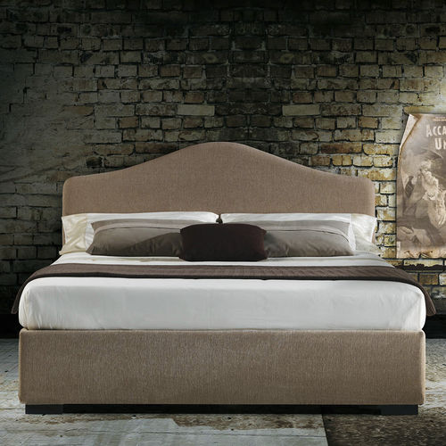 Cama de casal - Samoa - Milano Bedding - contemporânea / estofada / com cabeceira