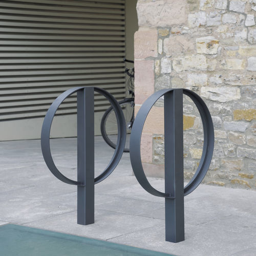Bicicletário de piso - C1000 - BENKERT BÄNKE - para espaço público / em aço inoxidável / da linha comercial
