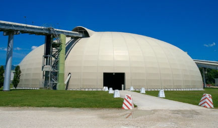 Estrutura tensionada em domo - MONTALIEU  - SMC2 - para aplicações industriais / com membrana em PVC / para aplicações industriais