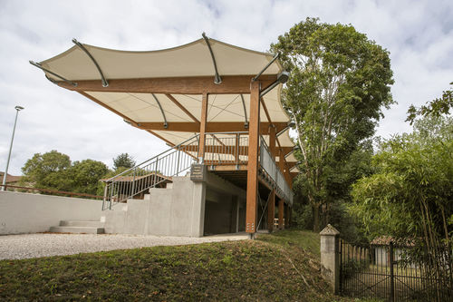 Membrana têxtil em material têxtil - DONZACQ - SMC2 - em aço galvanizado / para cobertura