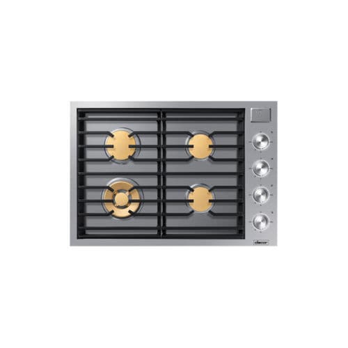 Cooktop a gás - DTG30M954FS/DA - dacor - 4 bocas / de embutir / com botões
