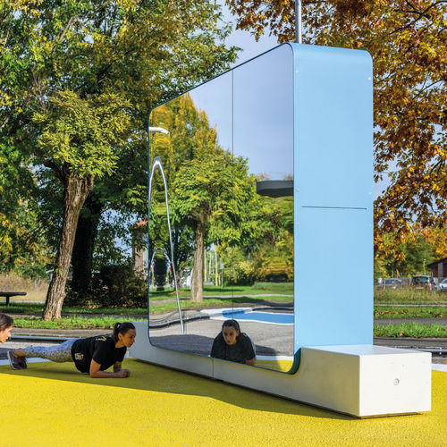 Espelho de piso - URBAN MIRROR - METALCO - para espaço público / para áreas urbanas / contemporâneo
