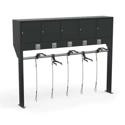 Bicicletário de piso - BIELLA LOCKERS - METALCO - para espaço público / para áreas urbanas / em aço inoxidável