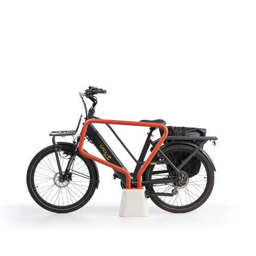 Bicicletário de piso - LIMA - METALCO - para ambiente externo / em aço pintado / em concreto de alto desempenho