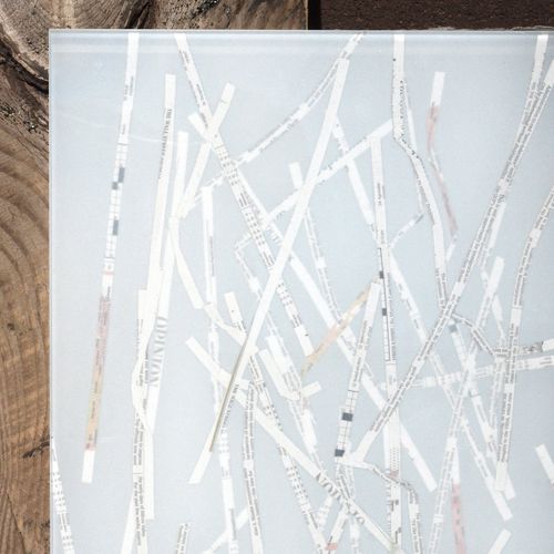Painel de vidro temperado - NEWSDLINE™ FRAMELESS  - Avant Art Architectural Glass, Inc. - laminado / decorado / ultratransparente